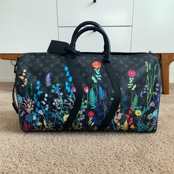 SOLD!!! NWT Louis Vuitton Foliage Keepall 50 - Picture 6 of 16